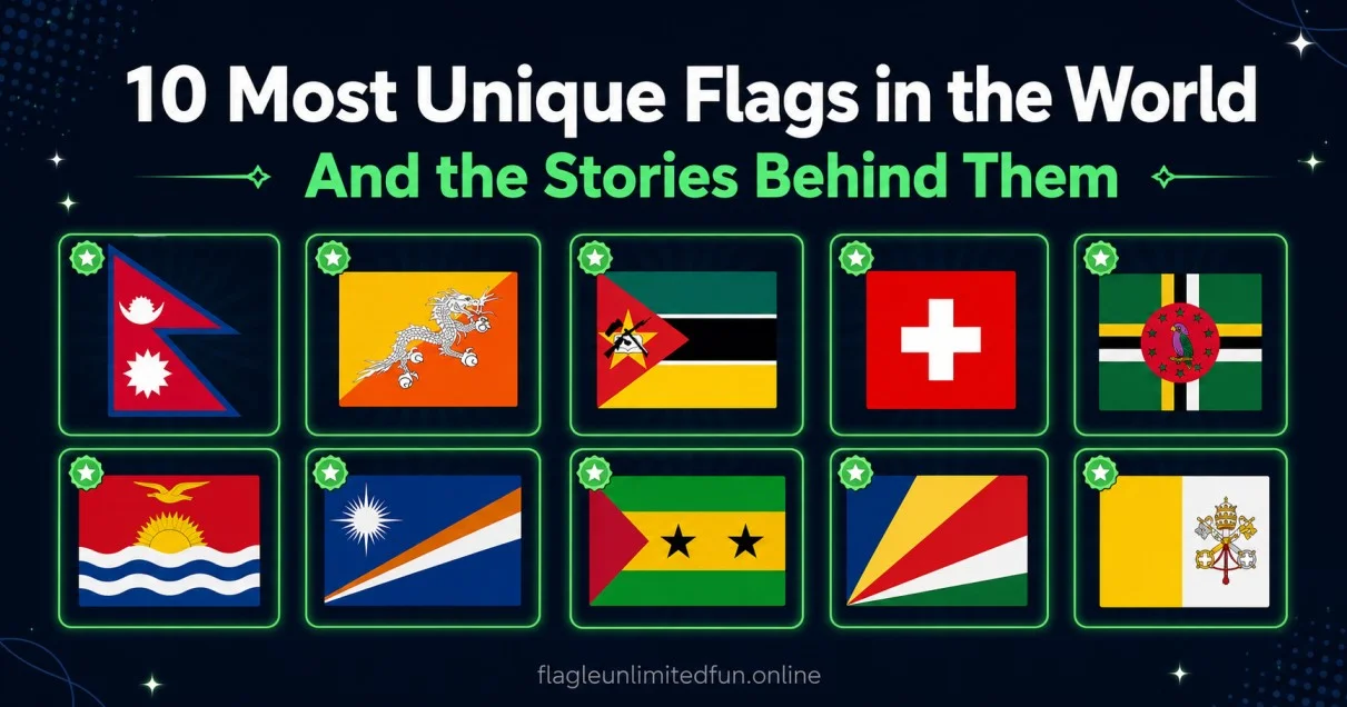 10 Most Unique Flags in the World — And the Stories Behind Them