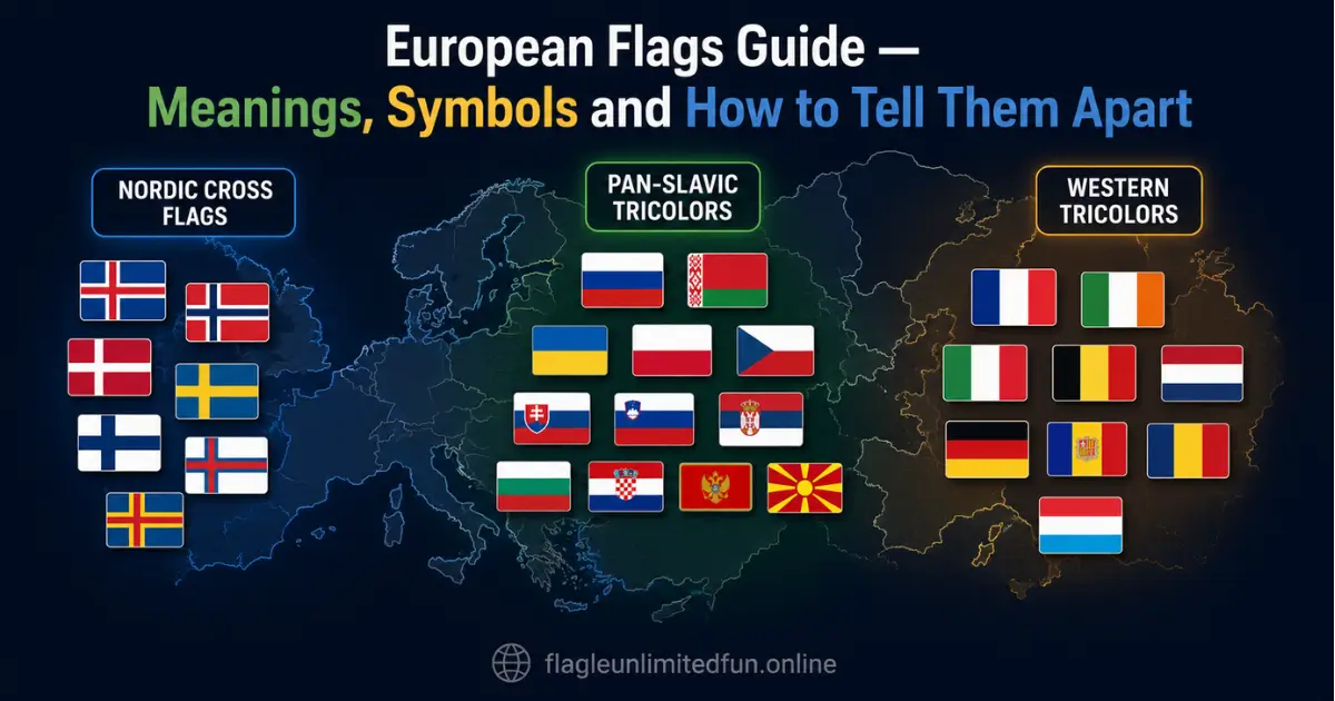 European Flags Guide — Meanings, Symbols and How to Tell Them Apart