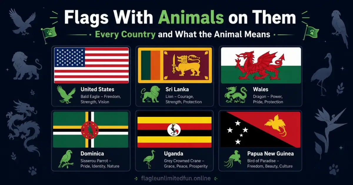 Flags With Animals on Them — Every Country and What the Animal Means