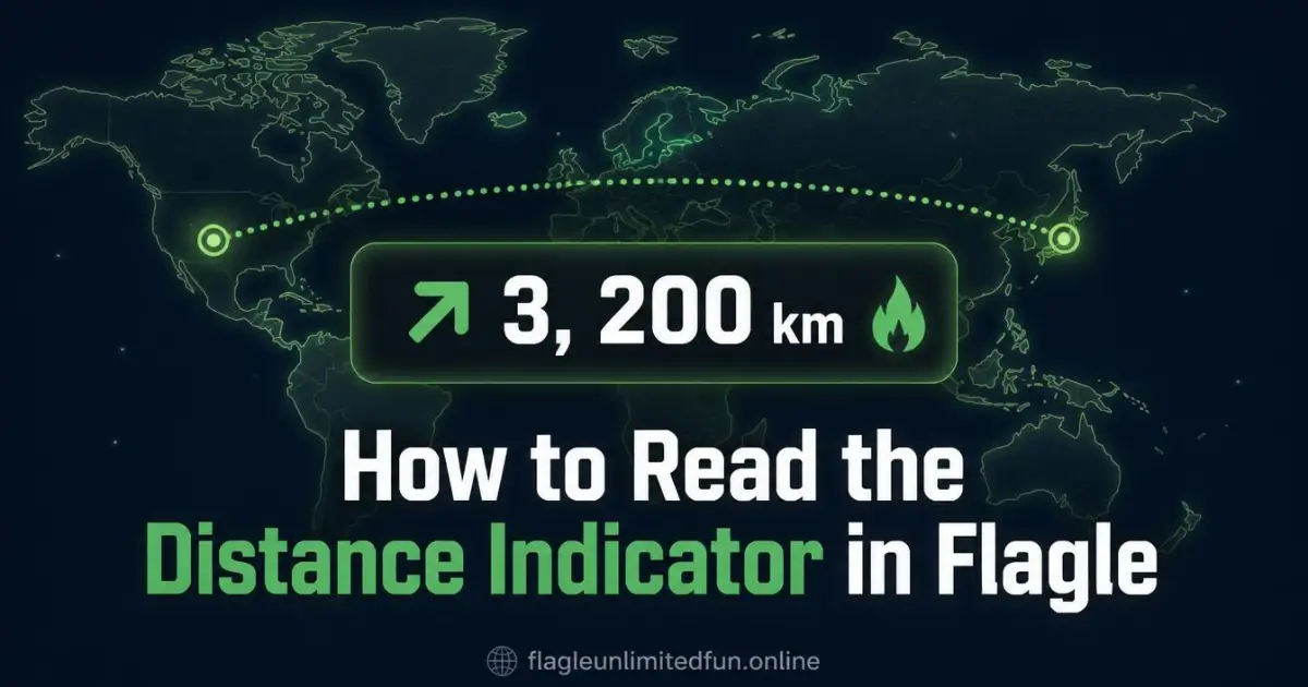 How to Read the Distance Indicator in Flagle (And Actually Use It to Win)