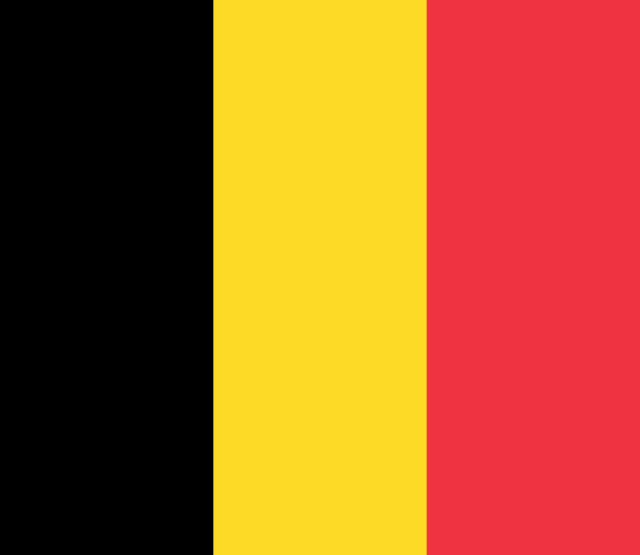 Flag of Belgium — black yellow red vertical tricolor