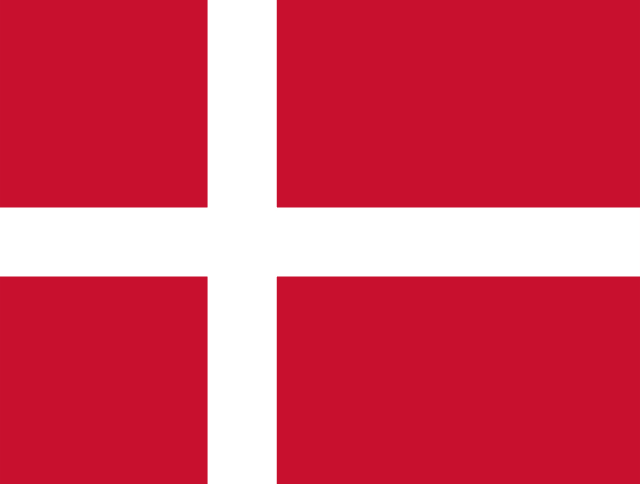 Flag of Denmark — oldest national flag with red field and white Nordic cross