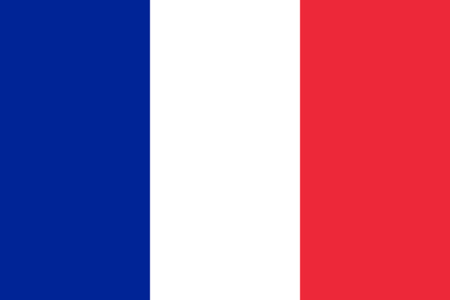 Flag of France — blue representing freedom and the monarchy