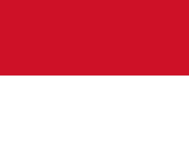 Flag of Monaco — red and white horizontal bicolor