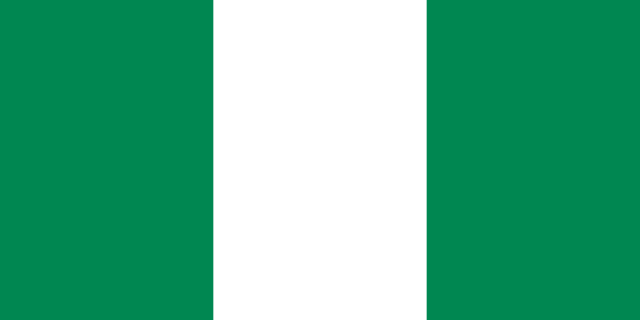 Flag of Nigeria — green white green vertical tricolor