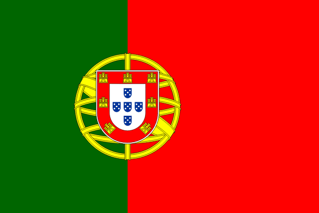Flag of Portugal — white stripe representing peace